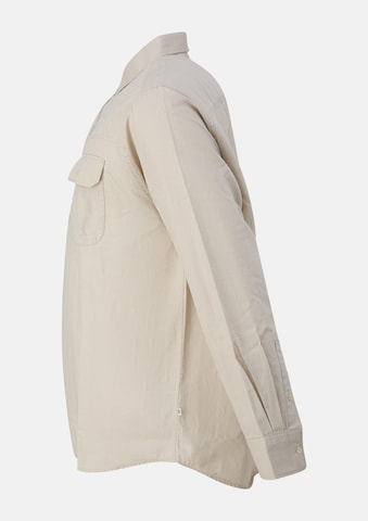 S. Oliver Regular fit Button Up Shirt in Beige: side