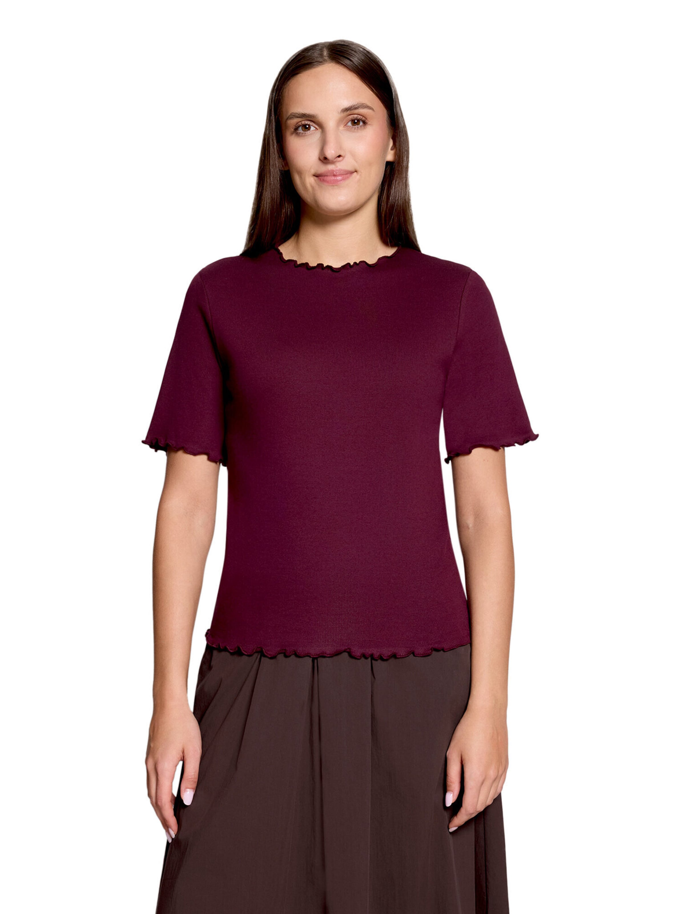 T-shirt Cartoon en violet : devant