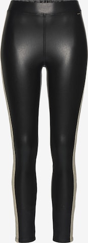 LASCANA Skinny Leggings - fekete: elől