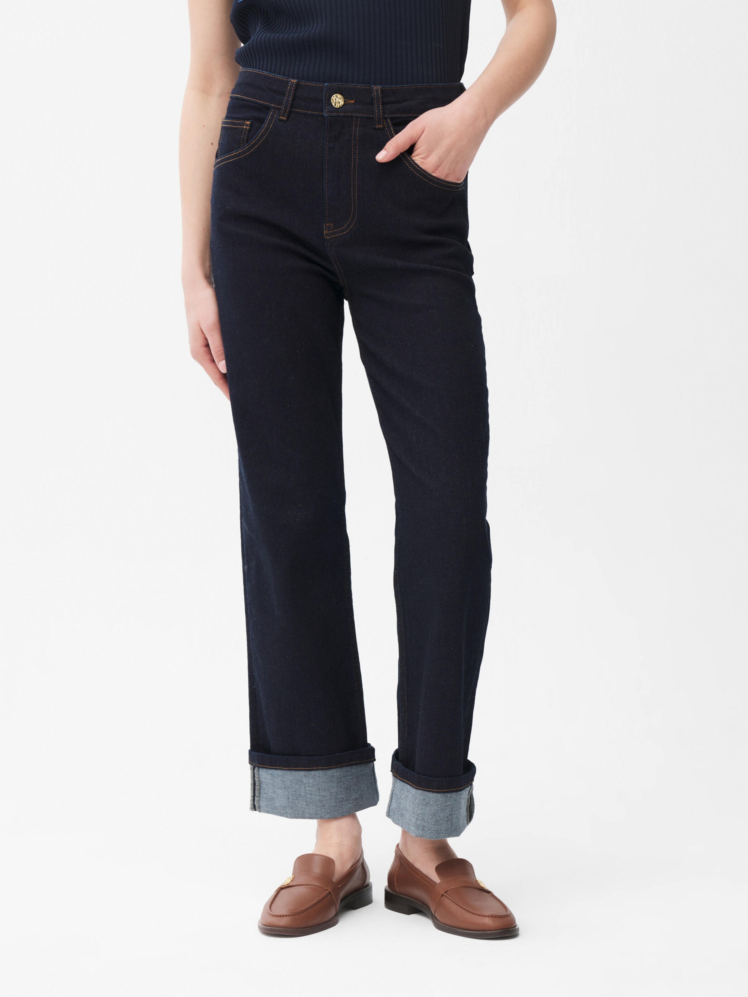 Wide Leg Jean adl en bleu