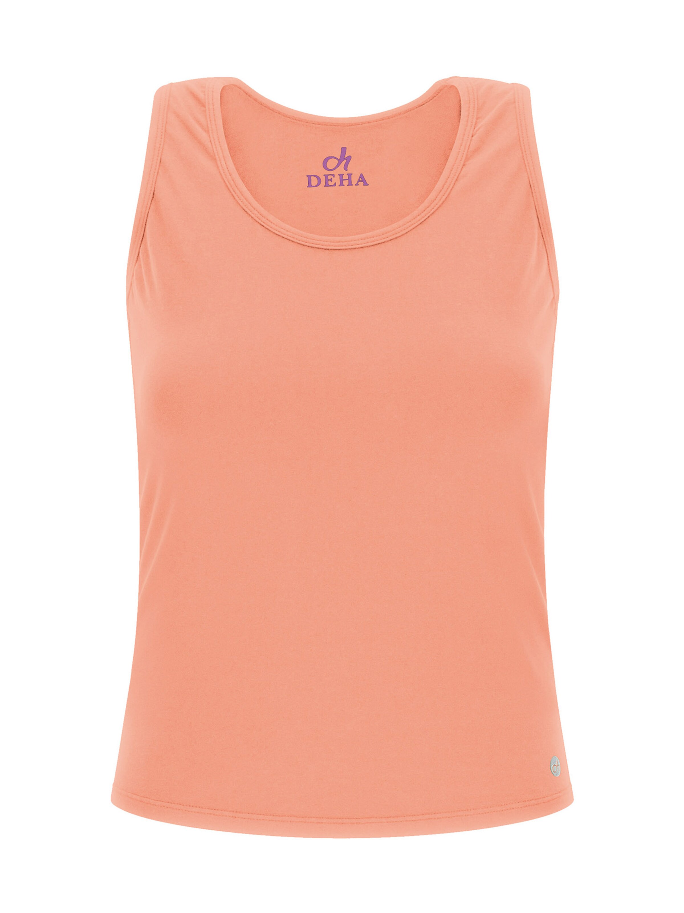 Haut de sport DEHA en orange : devant