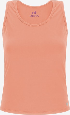 Haut de sport DEHA en orange : devant