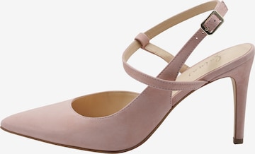 faina Slingback Pumps in Pink: front