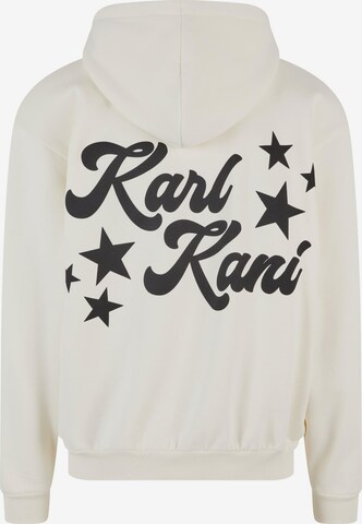 Karl Kani Zip-Up Hoodie in White