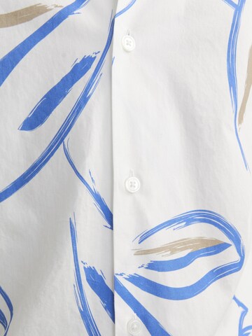 JACK & JONES Comfort fit Overhemd 'Palma Resort' in Wit