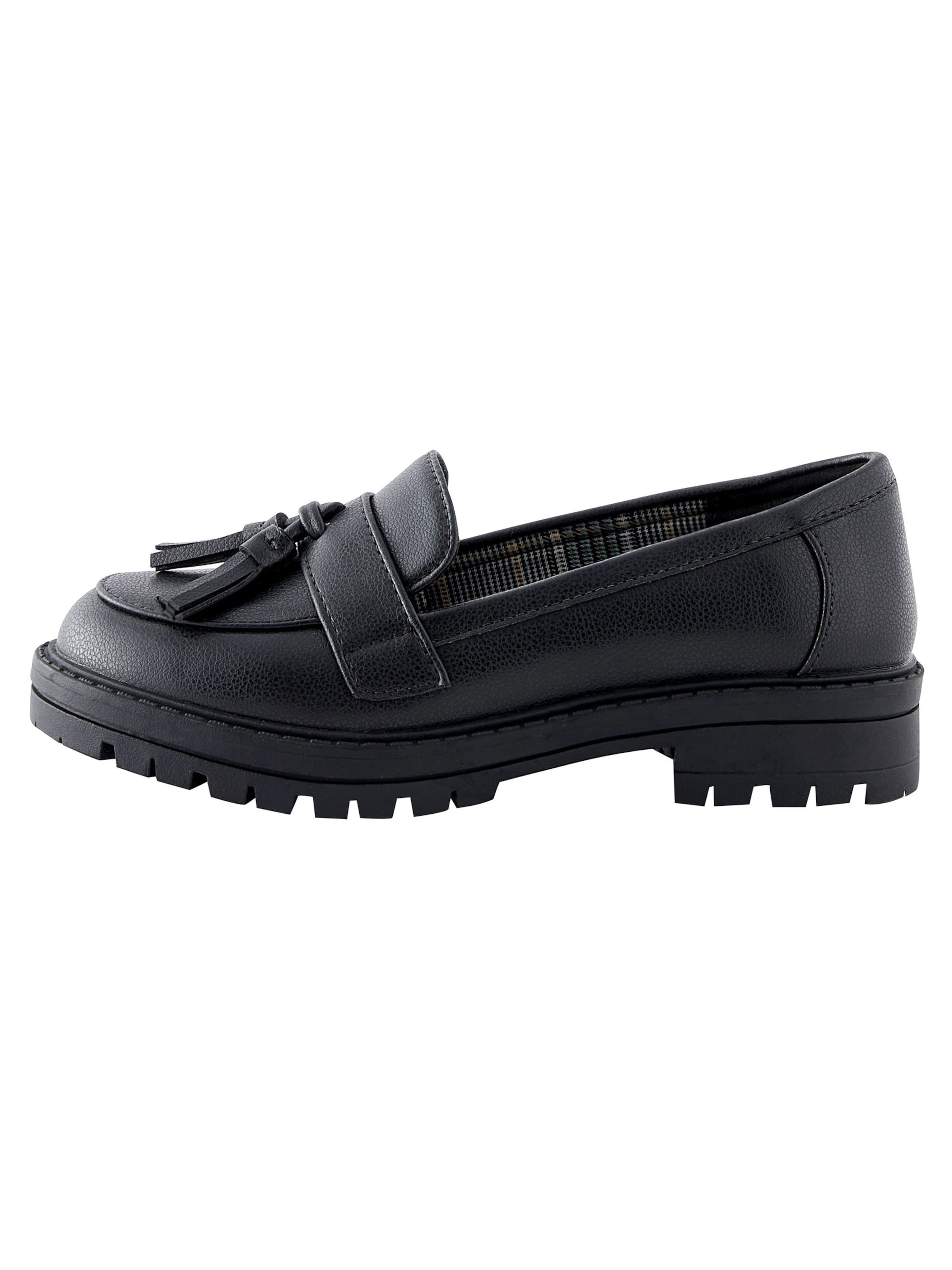 Next Halbschuh in Schwarz: Vorderseite