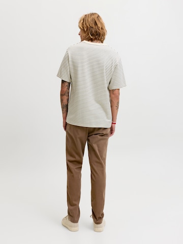 JACK & JONES Úzky strih Chino nohavice 'JPSTMARCO ADAM' - Hnedá