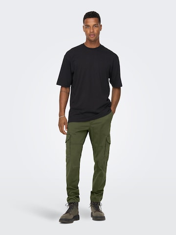 Only & Sons Tapered Hose 'Dean' in Grün