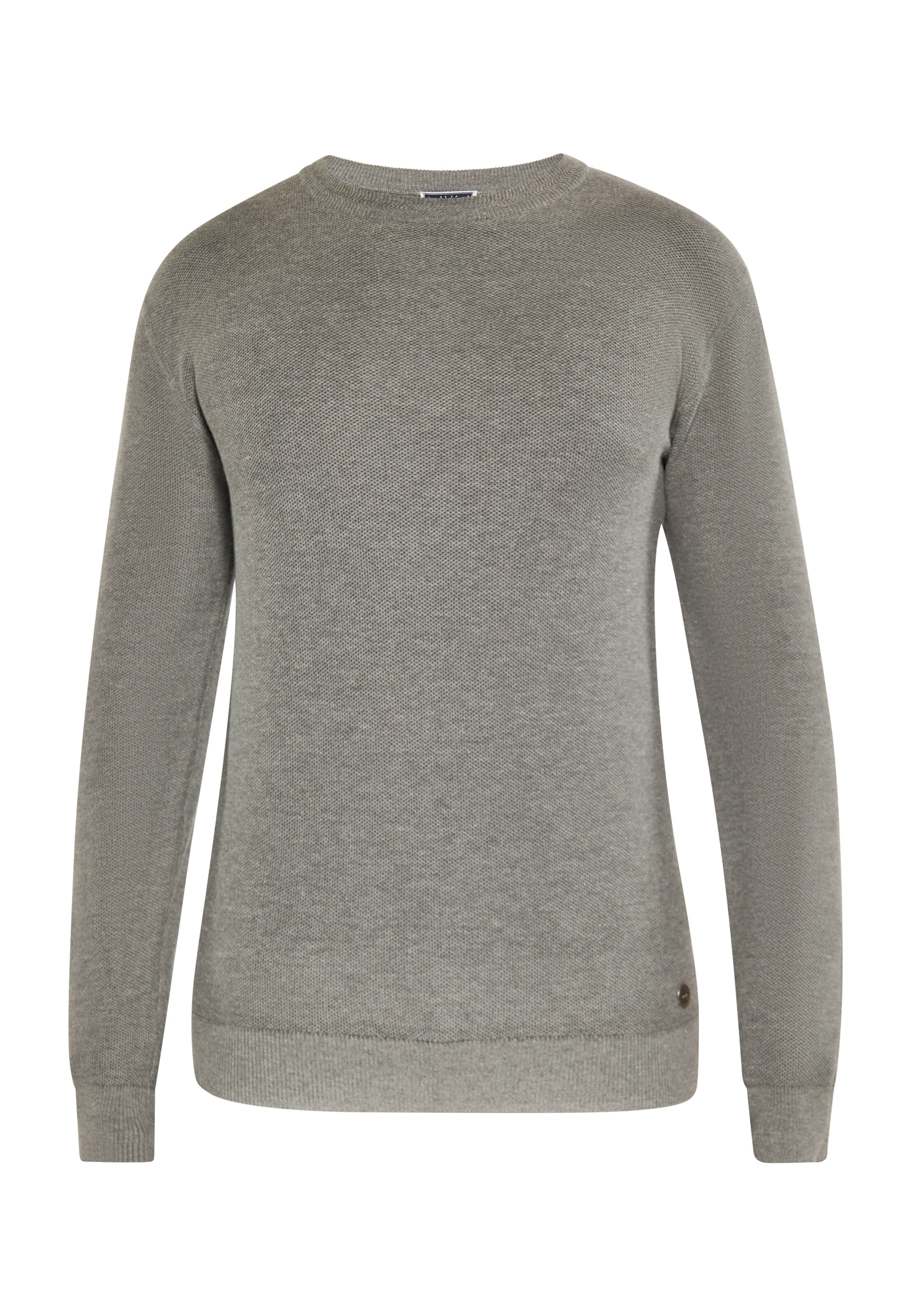 DreiMaster Maritim Pulover | siva barva: sprednja stran