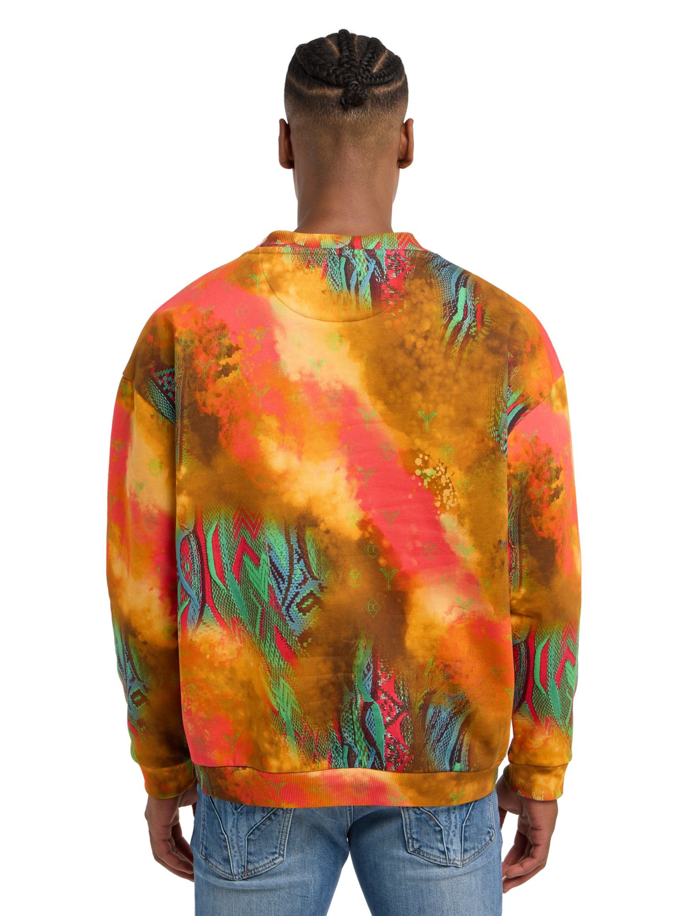 Carlo Colucci Sweatshirt 'Diop' in Orange