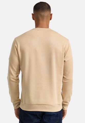INDICODE JEANS Sweatshirt 'Avant' in Beige