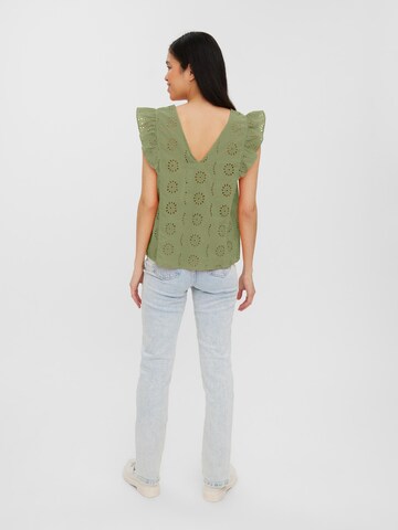 VERO MODA Blouse 'Naima' in Groen