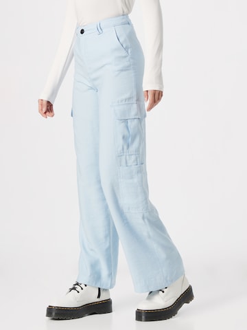 Wide leg Pantaloni cargo di Tally Weijl in blu: frontale