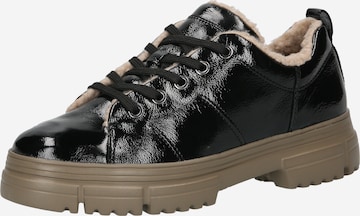 Chaussure à lacets CAPRICE en noir : devant