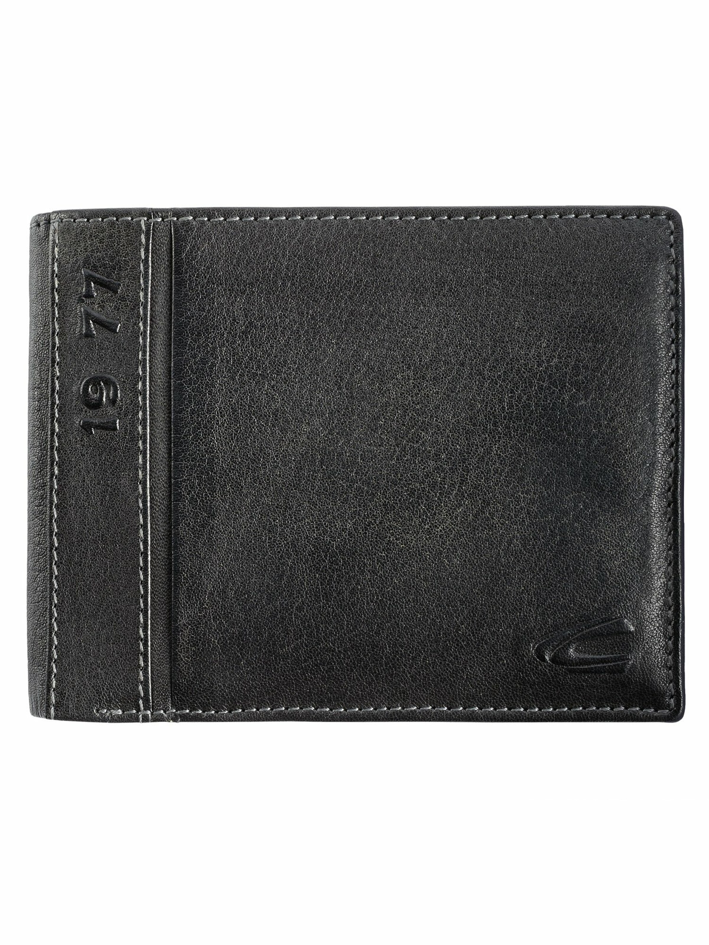 CAMEL ACTIVE Geldbörse 'Melbourne' in Schwarz: Vorderseite