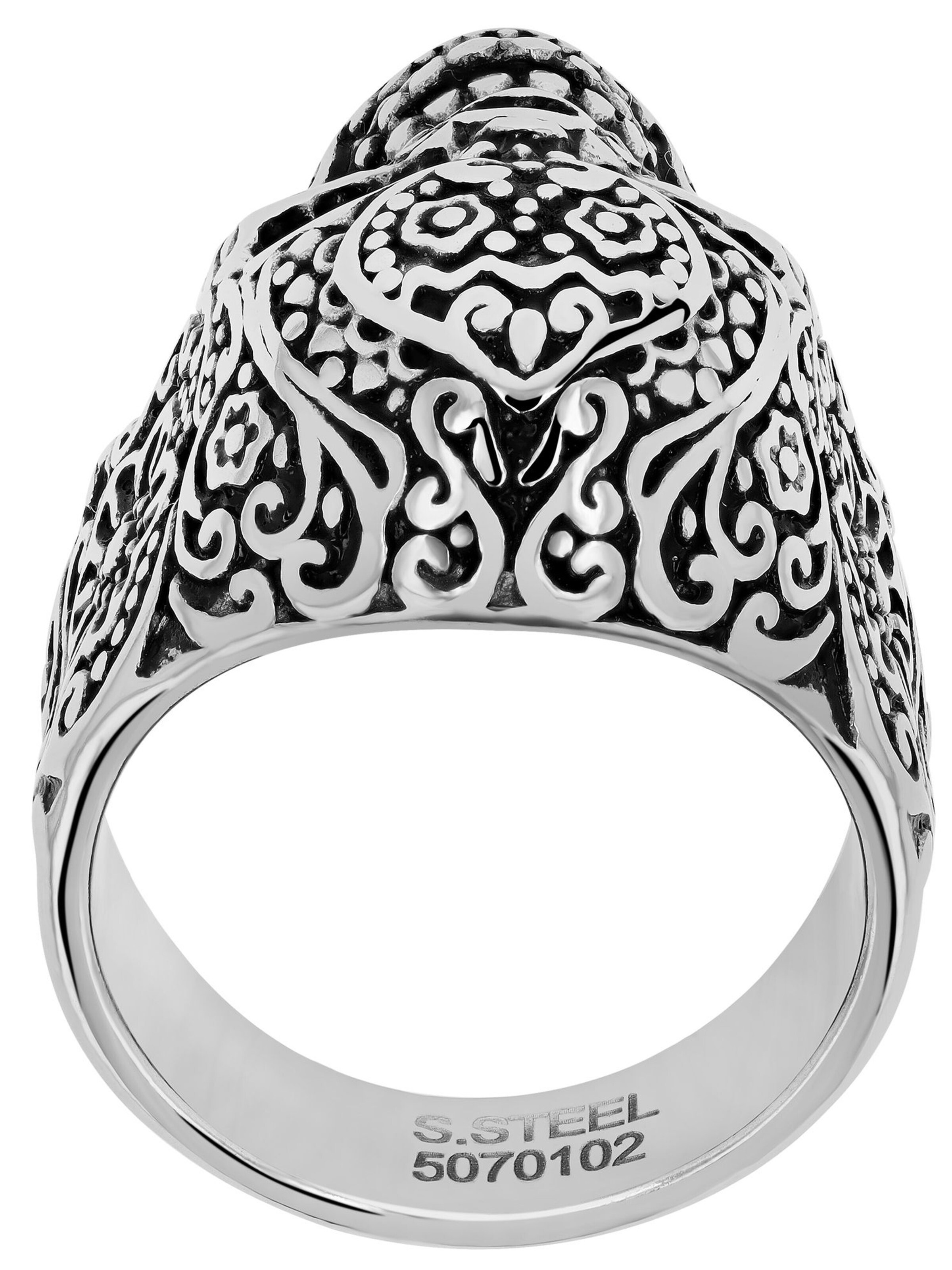 Akzent Ring 'Shadow, silberfarbig, langlebig' in Mixed colors