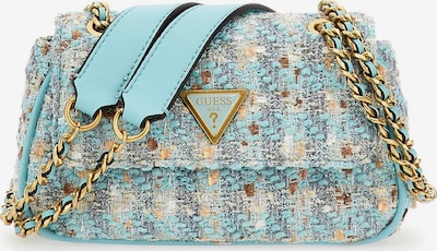 GUESS Shoulder Bag 'Giully' in Turquoise / yellow gold / Pink / Black / White, Item view