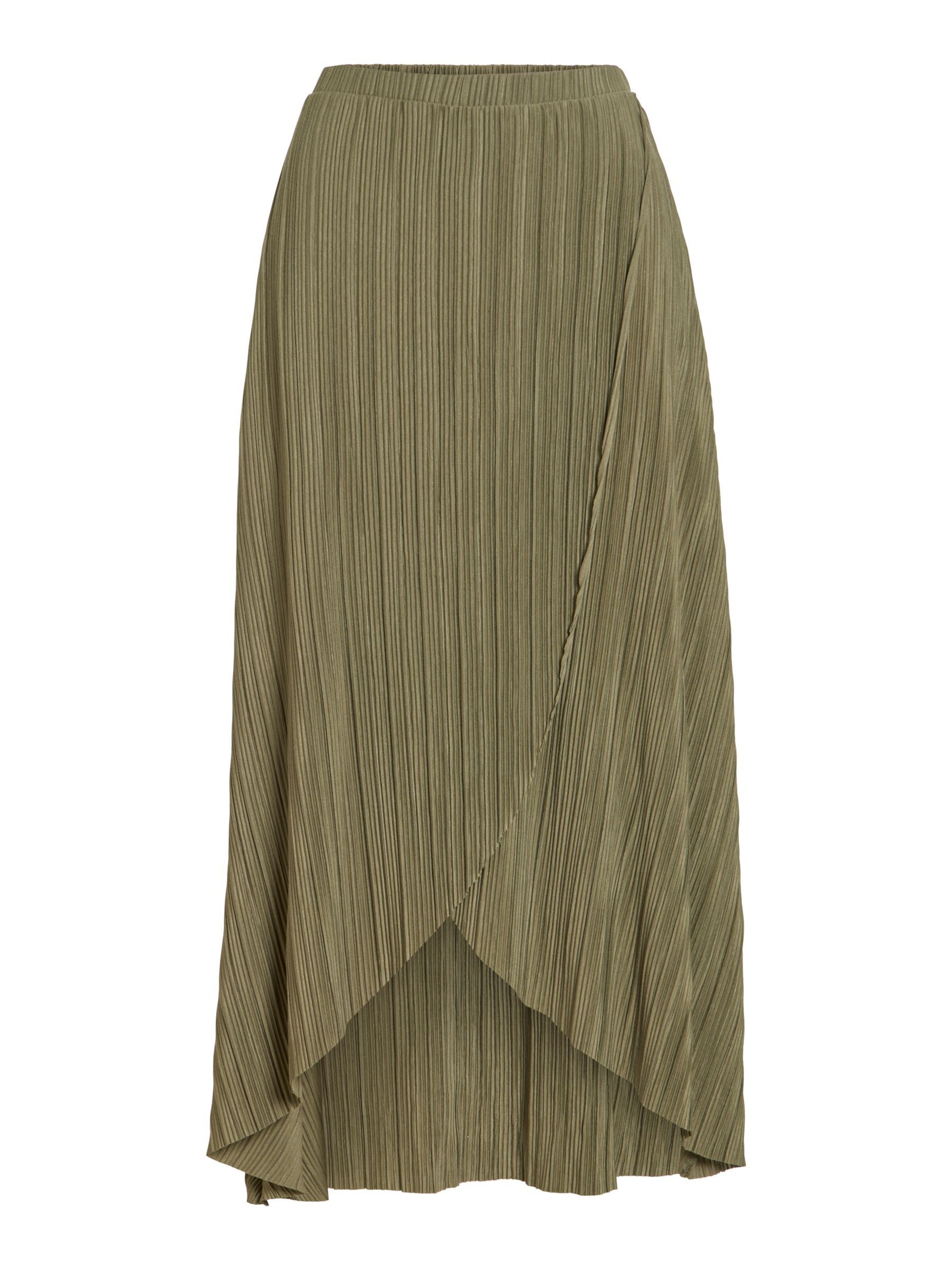 VILA Nederdel 'VIPlis' i oliven, Produktvisning