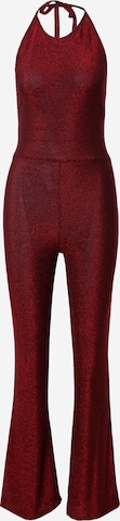 WAL G. - Jumpsuit 'SOLAR' en rojo: frente