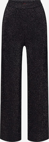 ESPRIT Wide leg Broek in Zwart: voorkant