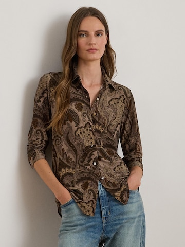 Camicia da donna di Lauren Ralph Lauren in grigio: frontale