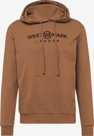 WESTMARK LONDON Sweatshirt 'Signature' in Braun: predná strana