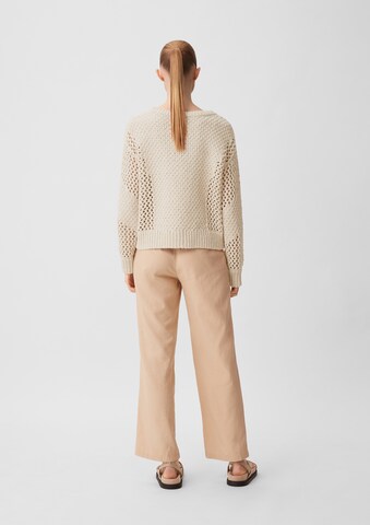 comma casual identity Sweater in Beige: back