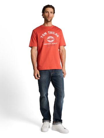 TOM TAILOR Shirt in Red