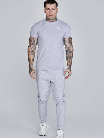 SikSilk Slimfit Sporthose 'Essentials Joggers'‌‌ in Grau