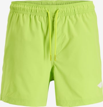 Shorts de bain 'JPSTMaui Tropic' JACK & JONES en vert : devant