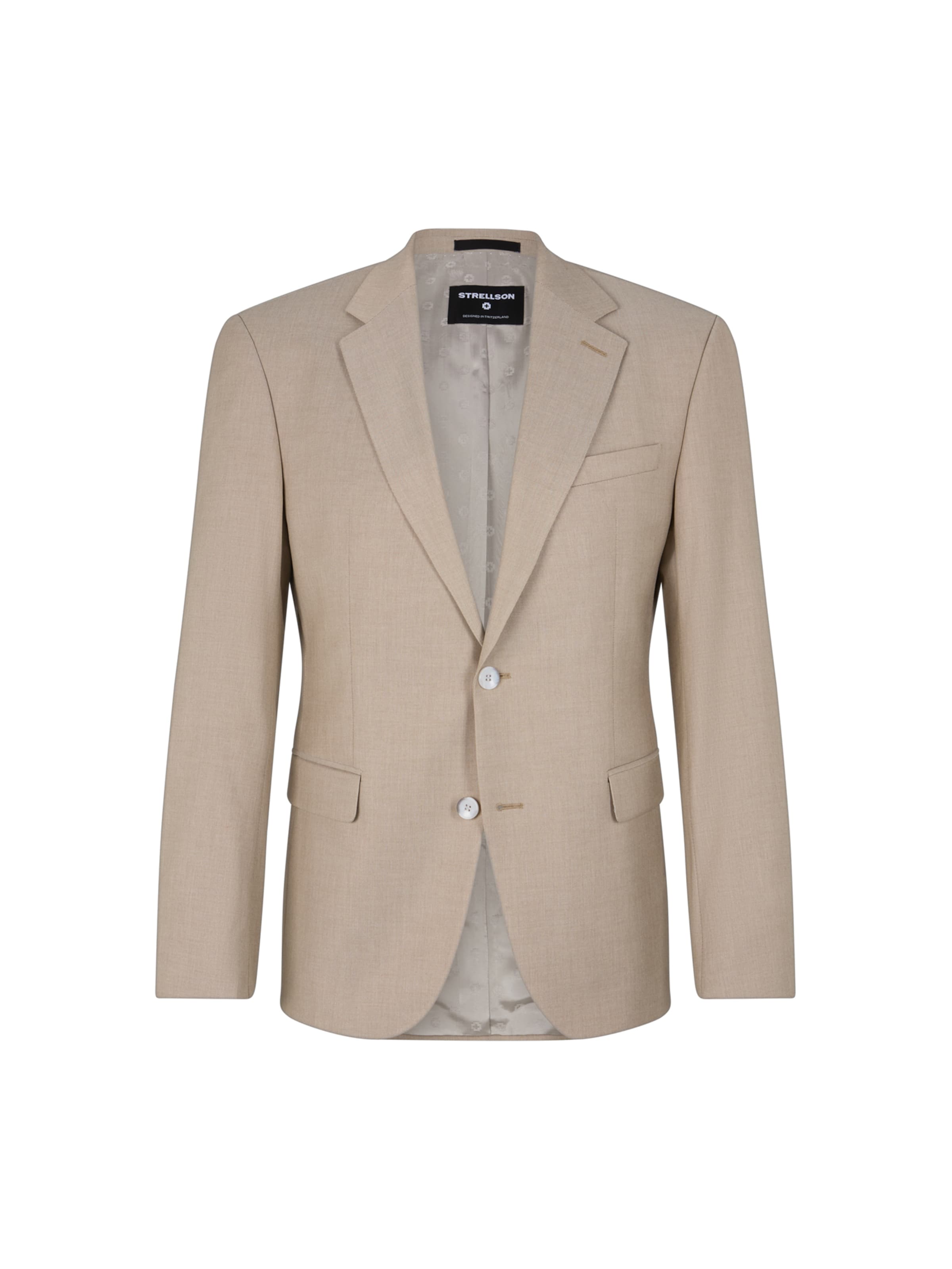 Coupe slim Veste de costume 'Aidan' STRELLSON en beige : devant