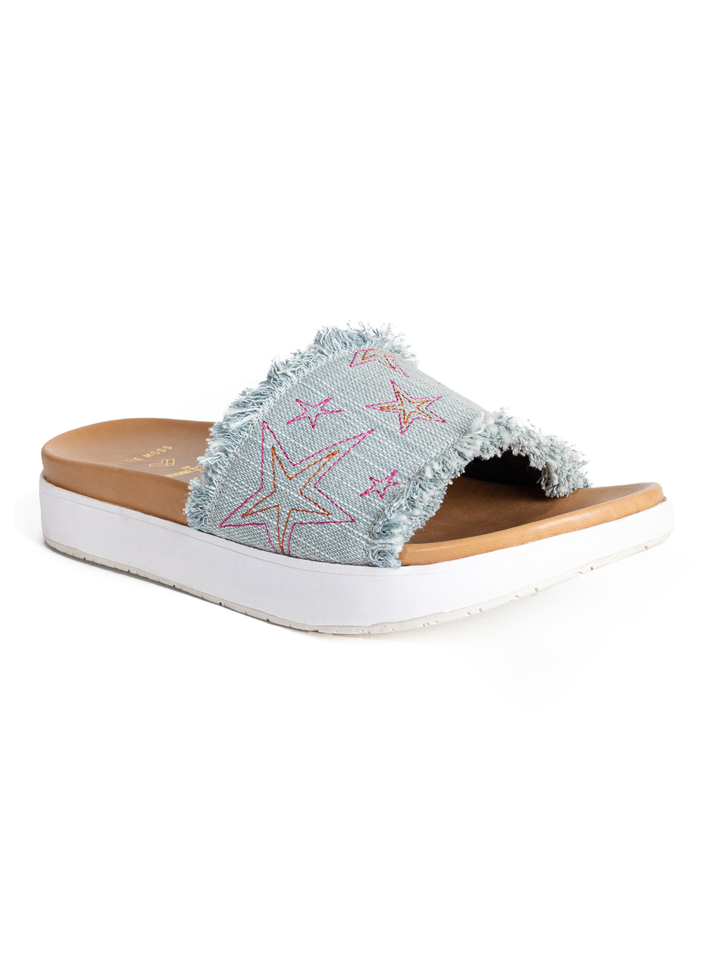 Mule 'Abbey' Minnetonka en bleu