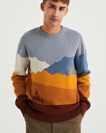 WE Fashion Sweater in Mixed colours: front