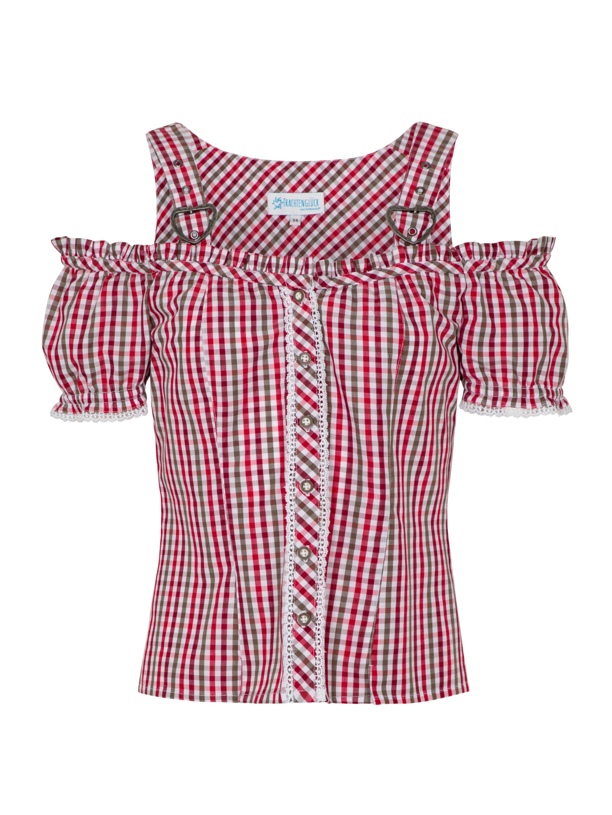 Blouse folklorique SPIETH & WENSKY en rouge : devant