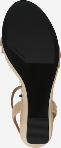 Calvin Klein Sandały w kolorze beżowy