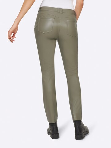 Coupe slim Pantalon heine en vert