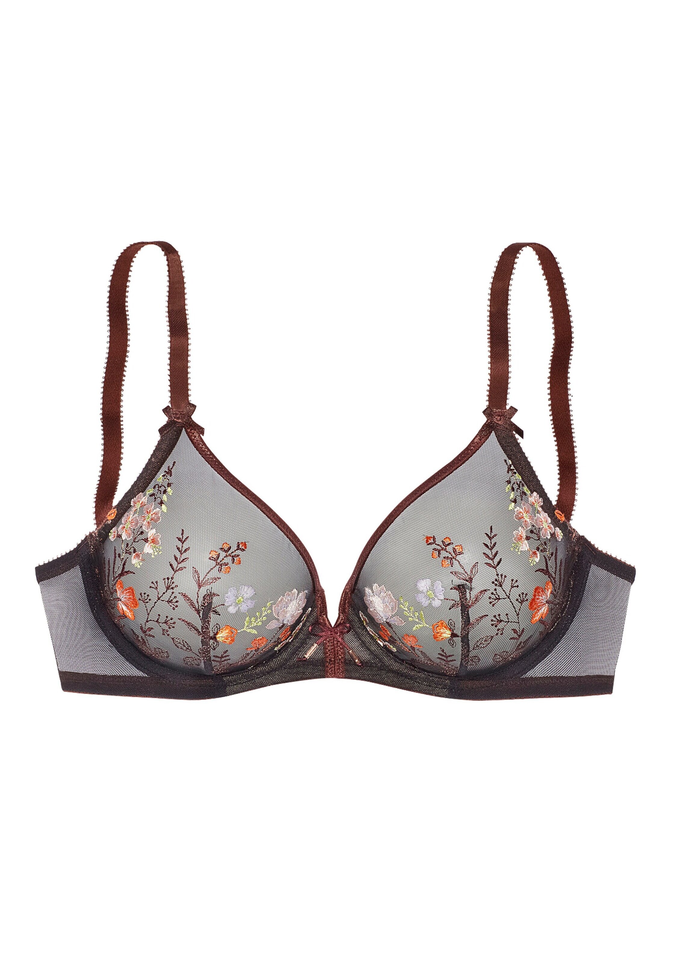 LASCANA Бюстгальтер в Черный: спереди