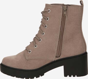 Dorothy Perkins Lace-up bootie 'Myla' in Brown
