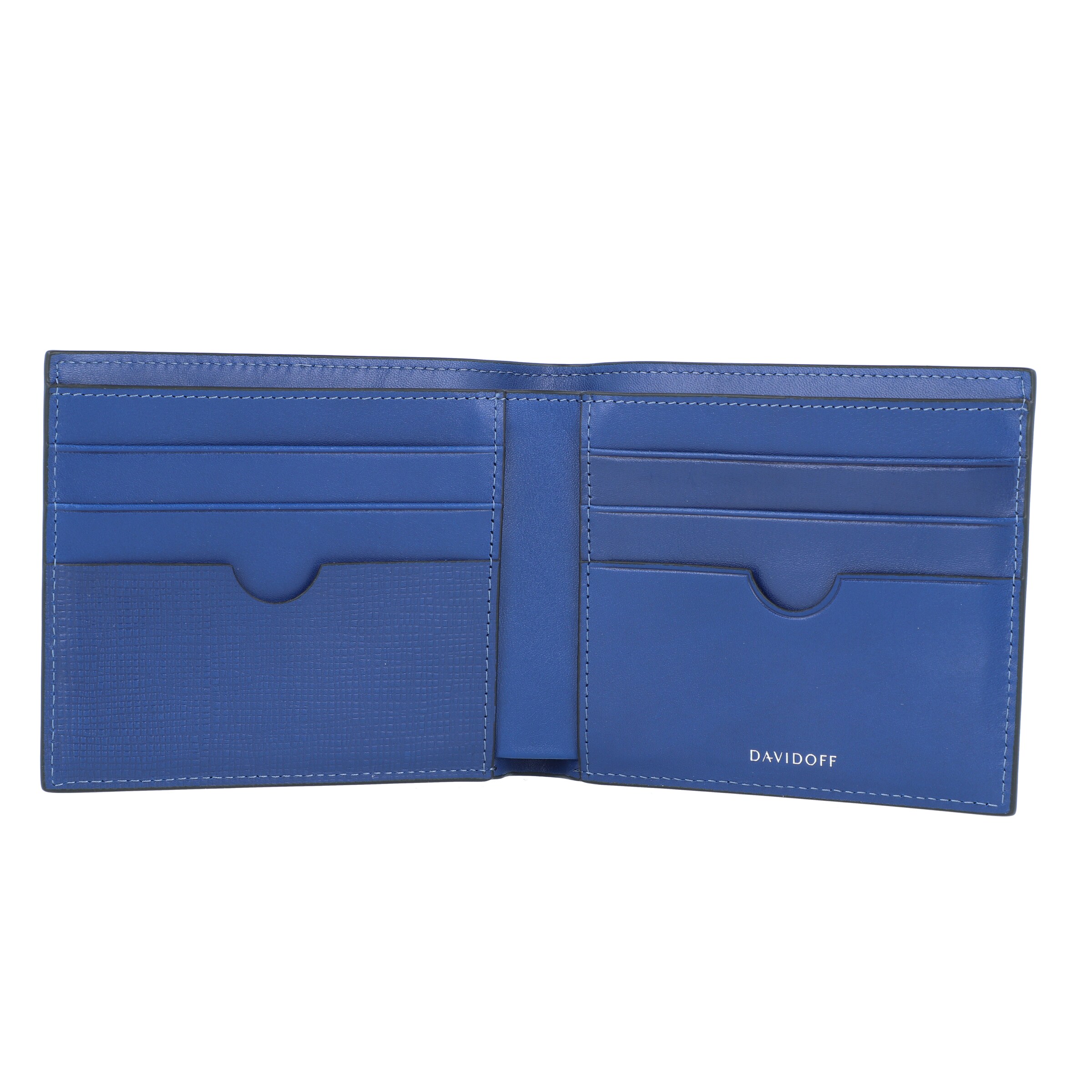 Männer Geldbörsen & Etuis Davidoff Geldbörse Leder 11,5 cm in Blau - CV11845