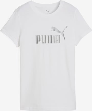PUMA - Camiseta 'Ess No. 1' en blanco: frente