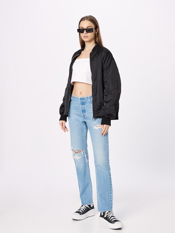 LEVI'S ® Štandardný strih Džínsy '501 Jeans Mini Waist' - Modrá