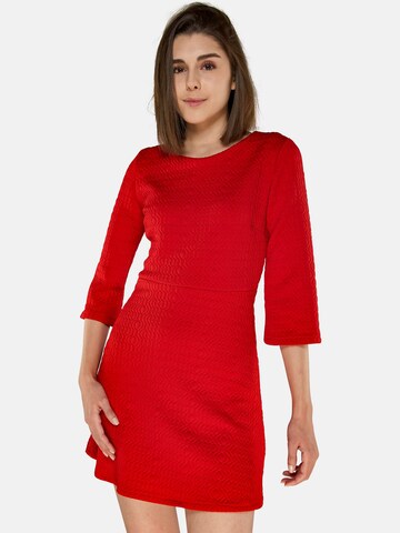TOOche Dress 'LadyPwr' in Red: front