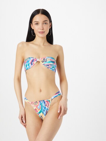 Nasty Gal Bandeau Bikini in Mixed colors: front