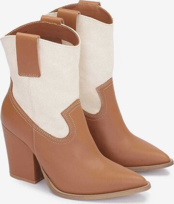 Kazar Cowboy Boots in Beige