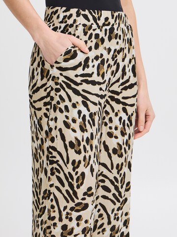 Regular Pantalon 'IHMARRAKECH' ICHI en marron