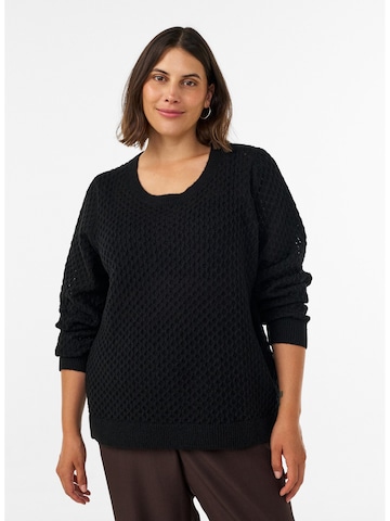 Pullover 'FLaya' di Zizzi in nero