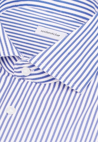 SEIDENSTICKER Slim fit Zakelijk overhemd 'Smart Performance' in Blauw