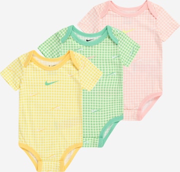 Barboteuse / body Nike Sportswear en jaune : devant