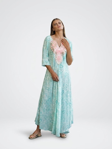 Robe 'Robe Longue Naomi' Miss June en bleu