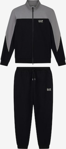 EA7 Emporio Armani Sweat suit '7M002405 AF10377' in Black: front